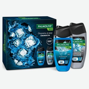 Набор подарочный Palmolive Men Спорт и Арктический Ветер, Гель для душа Арктический Ветер 250 мл+ Гель для душа Спорт 250 мл