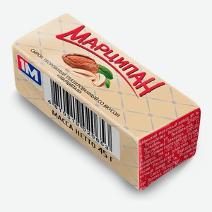 Сырок творожный глазированный 1М Марципан, 18% Беларусь охлажденный, 45 г