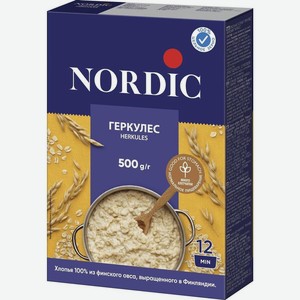 Хлопья Nordic Геркулес финский овсяные 500г, 500 г