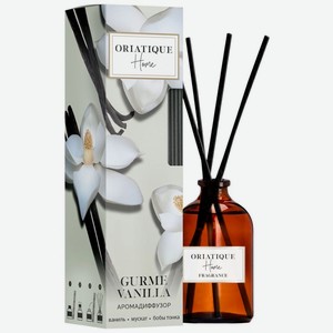 Аромадиффузор Oriatique Gurme Vanilla с ароматом ванили, муската и бобов тонка 40мл, 40 мл