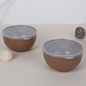 Миска с крышкой, 0,6 л, в ассортименте