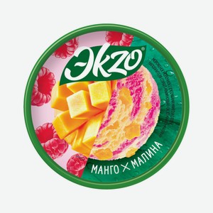 БЗМЖ Мороженое Экzо манго-малина ведро 520г