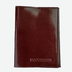 7018 бордо Обложка для водительского удостоверения бордовая/fw 24