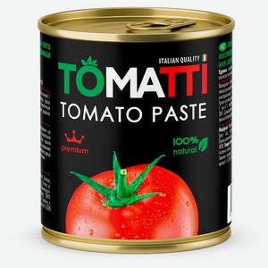 Томатная паста Tomatti стерилизованная Беларусь, 320 г