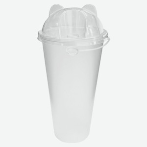 Стакан пластиковый для чайного напитка Бабл-ти 650 мл, 4 шт