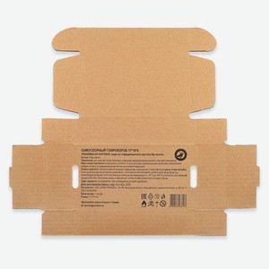 Самосборный гофрокороб АШАН Красная птица, 17х10х4 см