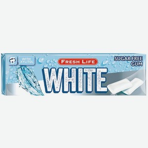 Жевательная резинка Fresh Life со вкусом мяты без сахара 14г, 14 г