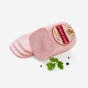 ВЕТЧИНА НЕЖНЫЙ БЕКОН 410Г. Цена указана по карте  Премия . Цена без карты 136,82 руб