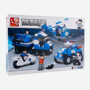 Конструктор Полиция 403 деталей Sluban
