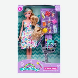 Кукла 29см в сарафане с аксессуарами WowPlay!