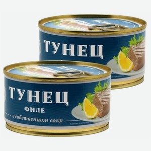 Тунец Месье филе в собственном соку 185г