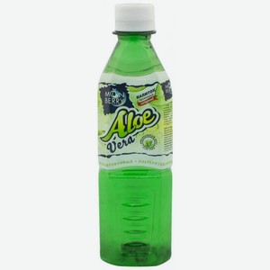 Напиток с кусочками алоэ негазированный Moonberry 0,5л