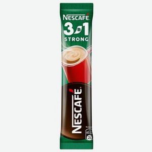 Кофе 3в1 крепкий напиток растворимый цептор Nescafe 14,5г