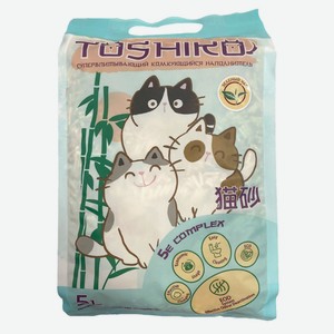 Наполнитель комкующийся древесный Toshiko Зеленый чай, 1,9 к