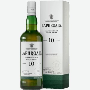 Виски Laphroaig 10 Single Islay Malt в п/у 0.7л.