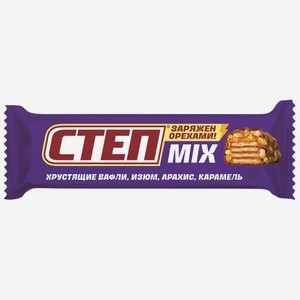 Конфета Славянка Step Mix вафельная глазированная 40г, 40 г