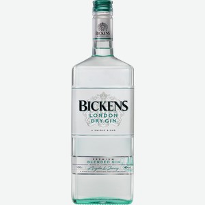 Джин BICKENS сухой 40%, 1л