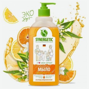 Synergetic Мыло жидкое Фруктовый микс дозатор 500 мл