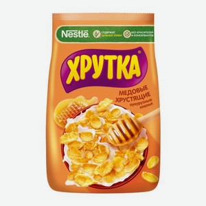 Кукурузные хлопья Хрутка Медовые обогащенные кальцием 270/300г