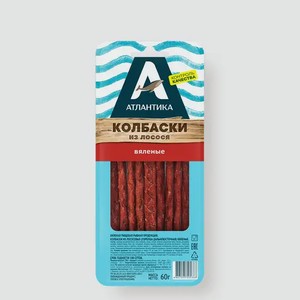 Колбаски вяленые «Атлантика» из лосося, 60 г