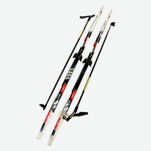 Лыжный комплект STC NN75 с палками, 180-185 см в ассортименте