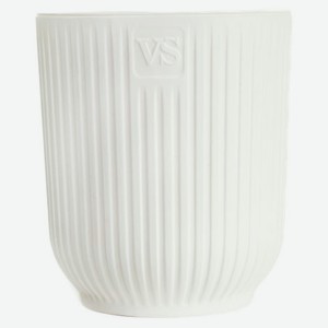 Горшок для цветов VipSet Эйва белый, 13,5 см