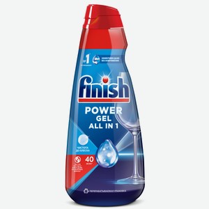 Гель для посудомоечной машины Finish All in 1 Shine&Protect, 1 л