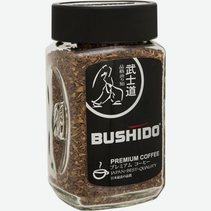 Кофе Bushido Black Katana натуральный растворимый 100г, 100 г