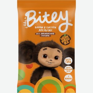 Вафли Take a Bitey со вкусом апельсина глазированные 35г, 35 г