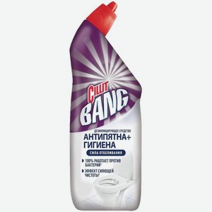 Средство чистящее Cillit Антипятна + Гигиена Сила отбеливания для туалета дезинфицирующее 750мл, 750 мл