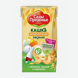 Каша безмолочная «Сады Придонья» яблоко груша персик с пребиотиком инулином с 6 мес., 125 г