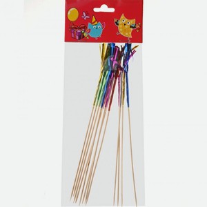 Декоративные пики Фейерверк 17см 12шт