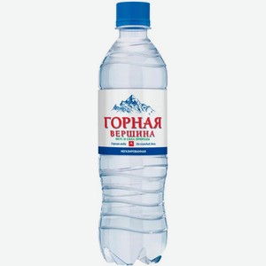 Вода Горная Вершина питьевая негазированная 500мл