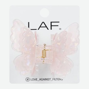 Краб для волос из акрила молочная бабочка LAF