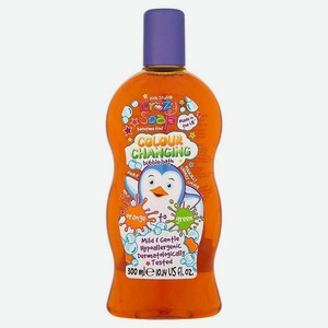 KIDS STUFF Волшебная пена для ванны, меняющая цвет из оранжевого в зеленый Crazy Soap Bubble Bath, 300 мл
