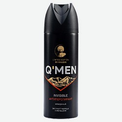 Q MEN Антиперспирант мужской Невидимый с экстрактом Чабреца и Женьшеня