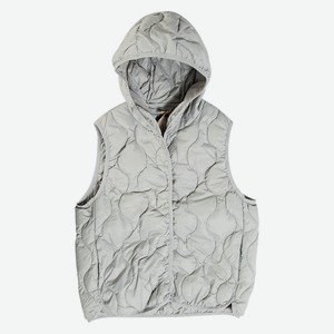 Жилет женский арт. MUJK-1020-A, СЕРЫЙ, 2XL