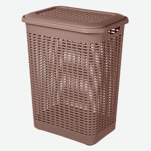 Корзина для белья «Бытпласт» Rattan Style, 30 л в ассортименте