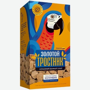 Сахар Золотой Тросник тростниковый нерафинированный кусковой 450 г, 450 г