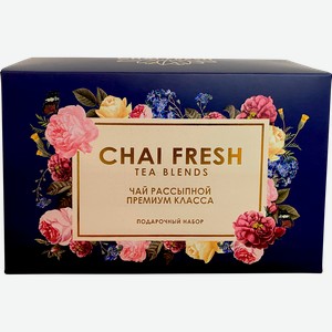Набор чая CHAI FRESH Солнечный абрикос, манго, мята листовой, 120г